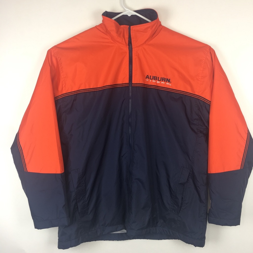 Clemson Tiger Lined Windbreaker Red Oak Sz Large
